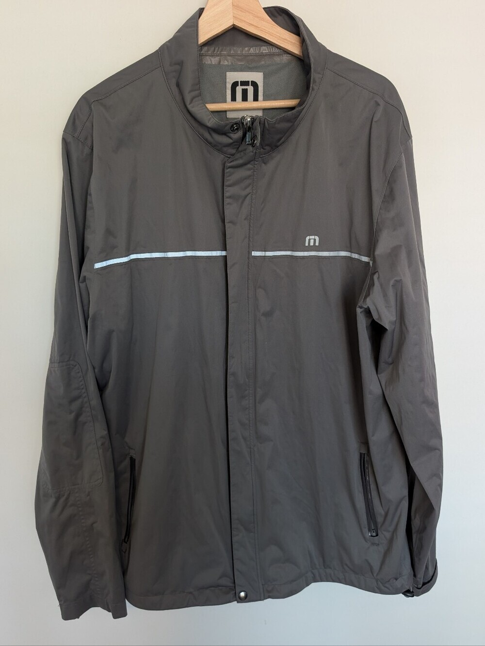Travis Mathew Jacket Men's 2XL Full Zip Golf Lightweight Water Resistant
